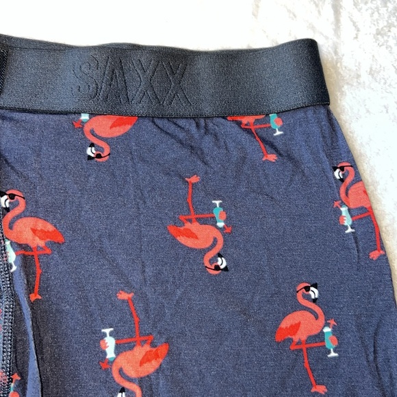 SAXX Ballpark Vibe Super Soft Flamingo Boxer Brief - Picture 4 of 10